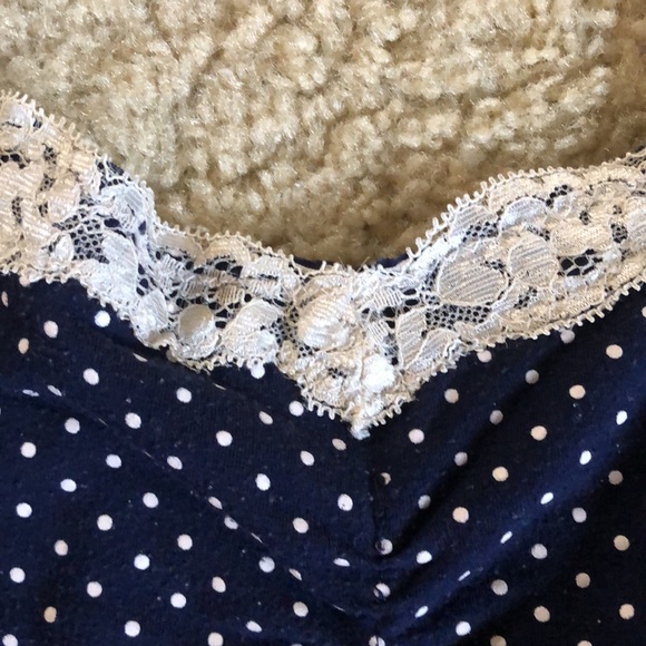 nursing lightweight 2 piece pajama set with built in bralette - Picture 5 of 16